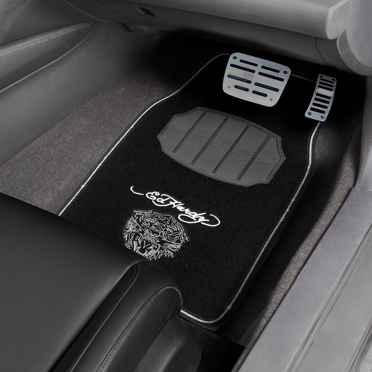 Ed Hardy Floor Mats Tiger Bling Carpet 4 Pack, , scanz_hi-res