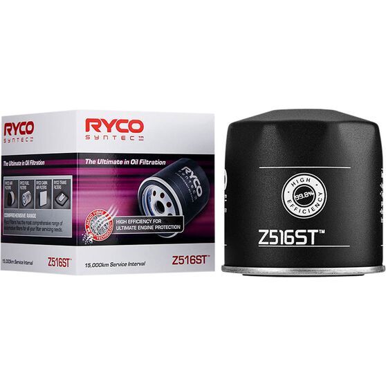 Ryco SynTec Oil Filter - Z516ST (Interchangeable with Z516), , scanz_hi-res