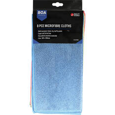 SCA Microfibre Cloths 8 Pack, , scanz_hi-res