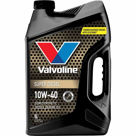 Valvoline Super Diesel Engine Oil 10W-40 5 Litre, , scanz_hi-res