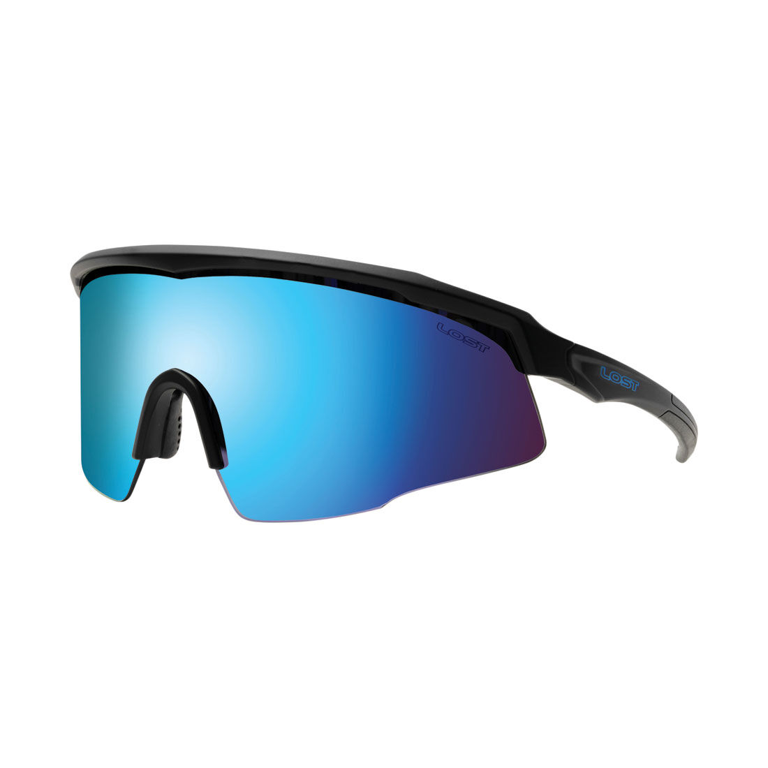 LOST Sunglasses Hawker Mirror Matt Black Green, , scanz_hi-res