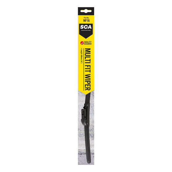 SCA Multi-Fit Wiper Blade 405mm (16") Single - MF16, , scanz_hi-res