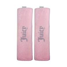 Juicy Couture Big Bling Steering Wheel Cover & Seat Belt Comforters Combo - Pink, , scanz_hi-res