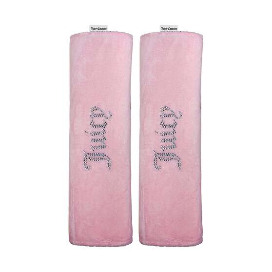 Juicy Couture Big Bling Steering Wheel Cover & Seat Belt Comforters Combo - Pink, , scanz_hi-res