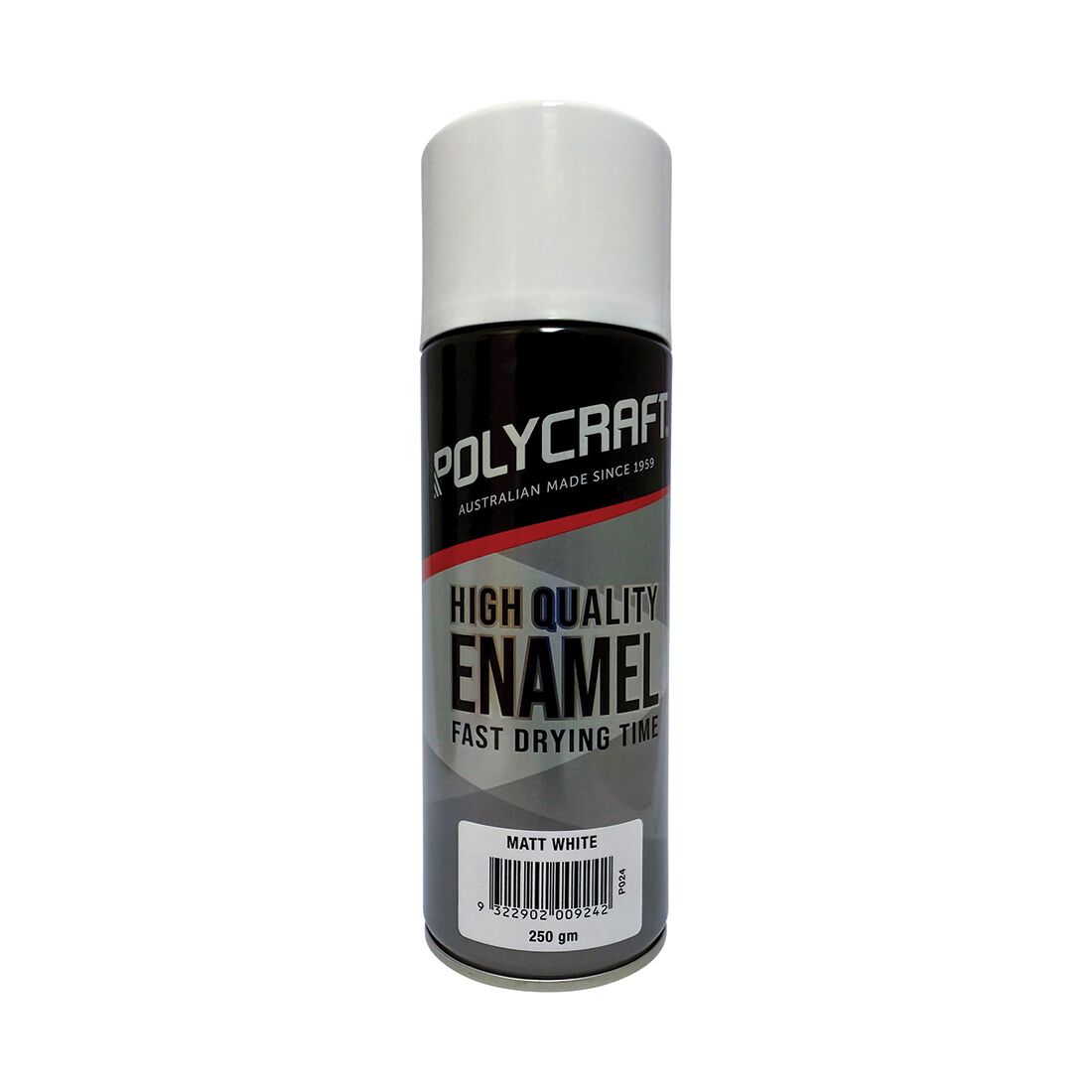 Polycraft High Quality Enamel Spray Paint - Matte White, , scanz_hi-res