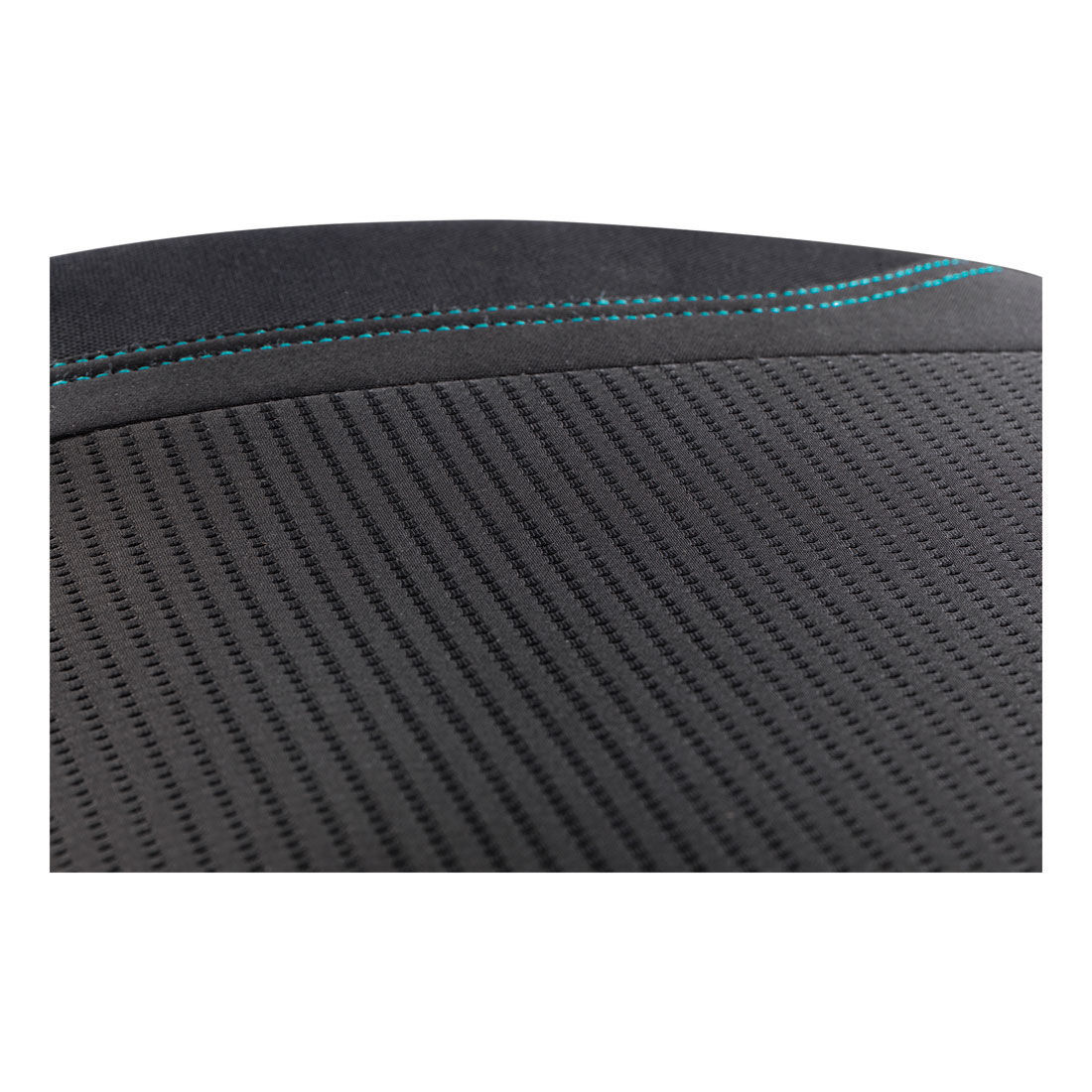 Skechers Air Cooled Memory Foam Lumbar Cushion Black/Aqua, , scanz_hi-res