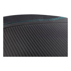 Skechers Air Cooled Memory Foam Lumbar Cushion Black/Aqua, , scanz_hi-res