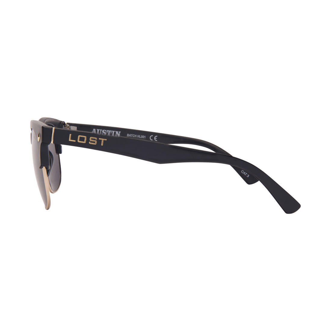 LOST Sunglasses Austin Polarised Matt Black, , scanz_hi-res