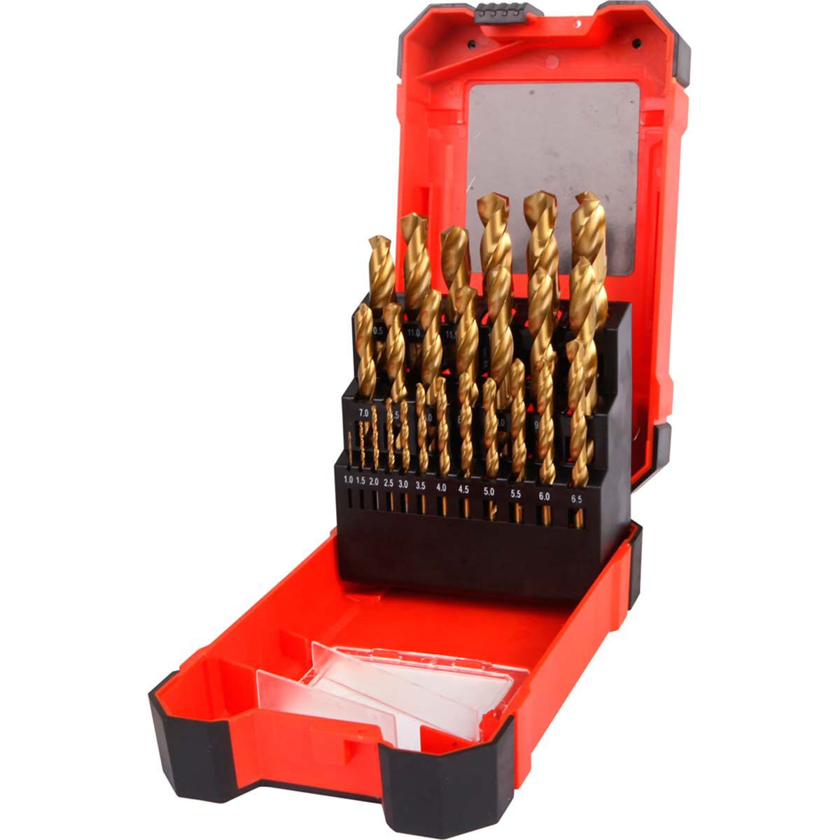 Milwaukee 25 piece shop drill bit set