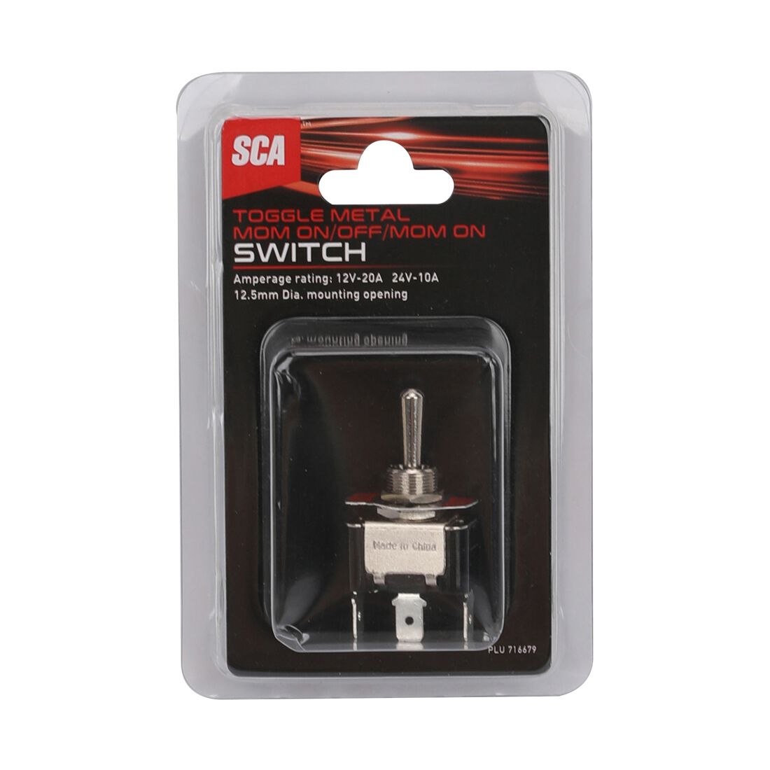 SCA Toggle Switch - 12/24V, On/Off/Momentary, Metal, , scanz_hi-res