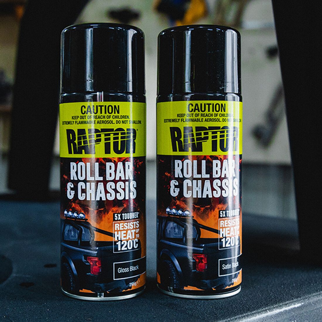 Raptor Roll Bar & Chassis Paint Gloss Black, , scanz_hi-res