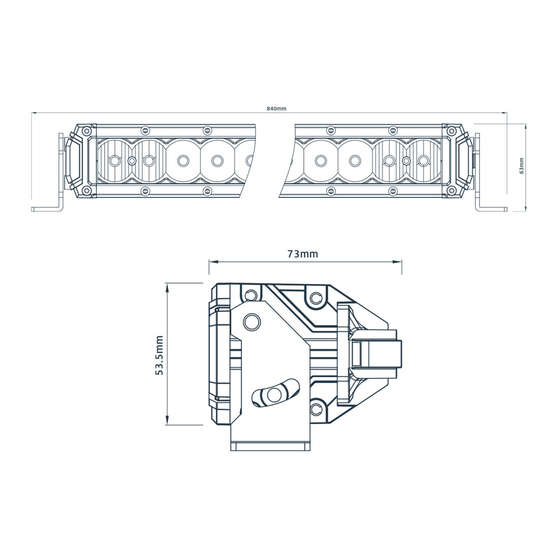 Ridge Ryder LED Driving Light Bar w/ harness - 31" 127W, , scanz_hi-res