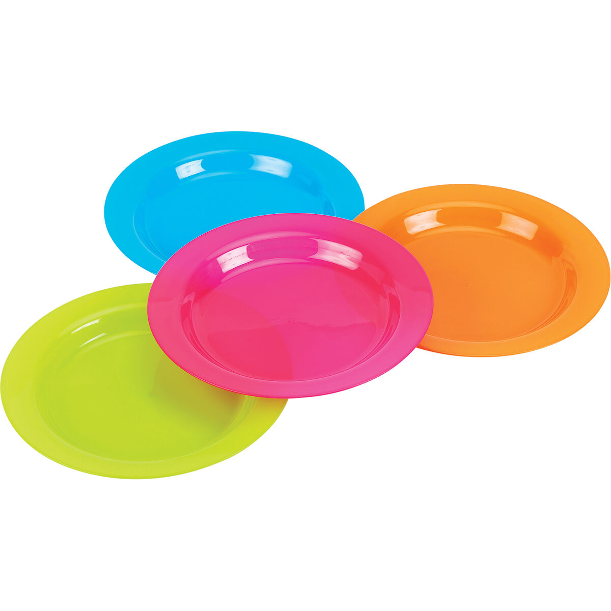 Ridge Ryder Plastic Plate 4pk 24cm, , scanz_hi-res