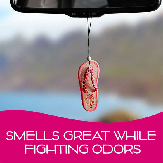 California Scents Novelty Hanging Sandal Coronado Cherry Car Air Freshener 1PK, , scanz_hi-res
