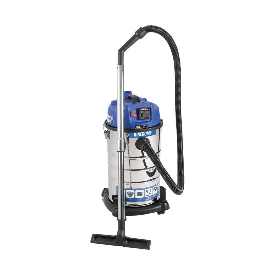 Kincrome KP703 Premium Wet & Dry Vacuum - 30 Litre, , scanz_hi-res