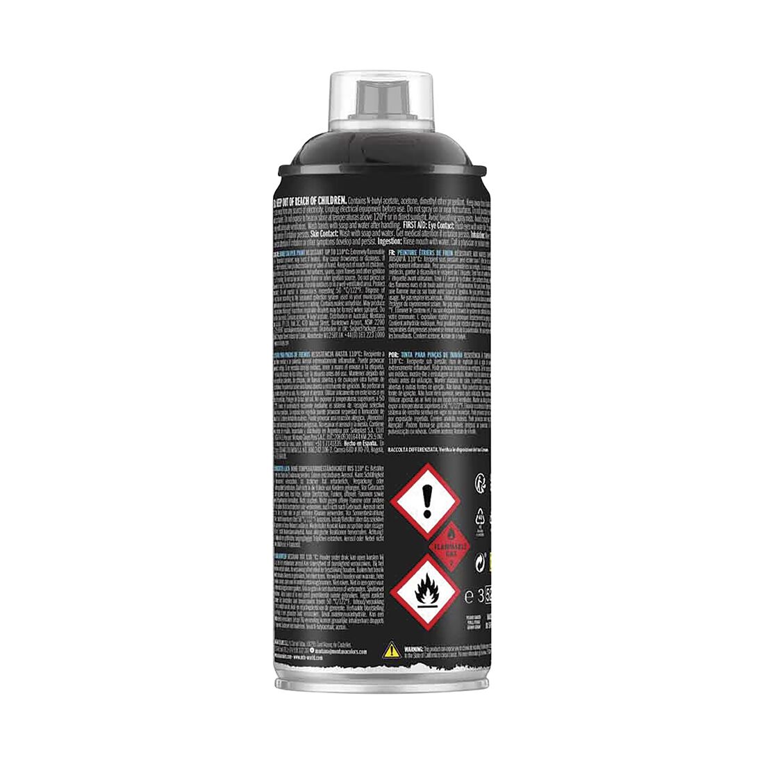 MTN PRO Caliper Paint Black Gloss 400ml Spray Paint, , scanz_hi-res