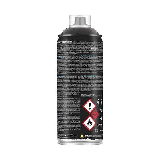 MTN PRO Engine Enamel Black Gloss 400ml Spray Paint, , scanz_hi-res