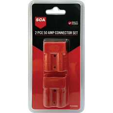 SCA 50 Amp Connector Set -Red, 2 Pack, , scanz_hi-res