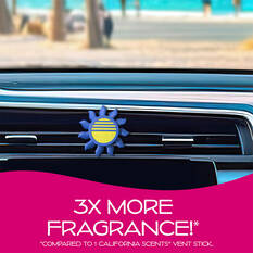 California Scents Novelty Sun Spinner Car Air Freshener Vent Clip, New Scent, , scanz_hi-res