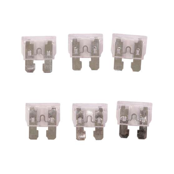 SCA Automotive Fuses - Standard Blade, 25 Amp, 6 Piece, , scanz_hi-res