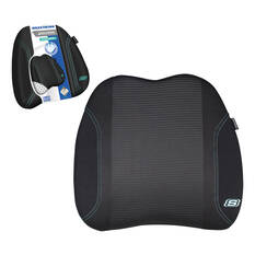 Skechers Air Cooled Memory Foam Lumbar Cushion Black/Aqua, , scanz_hi-res