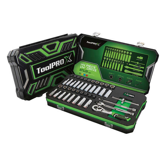 ToolPRO-X Socket Set 1/4" Drive Metric/SAE 44 Piece, , scanz_hi-res