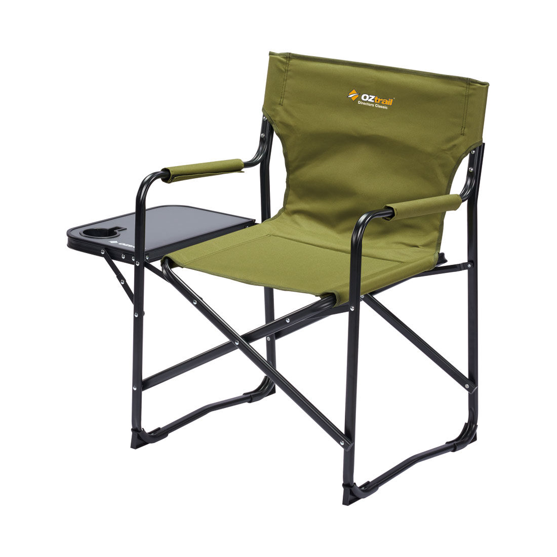 Oztrail Directors Classic with Side Table Chair, , scanz_hi-res