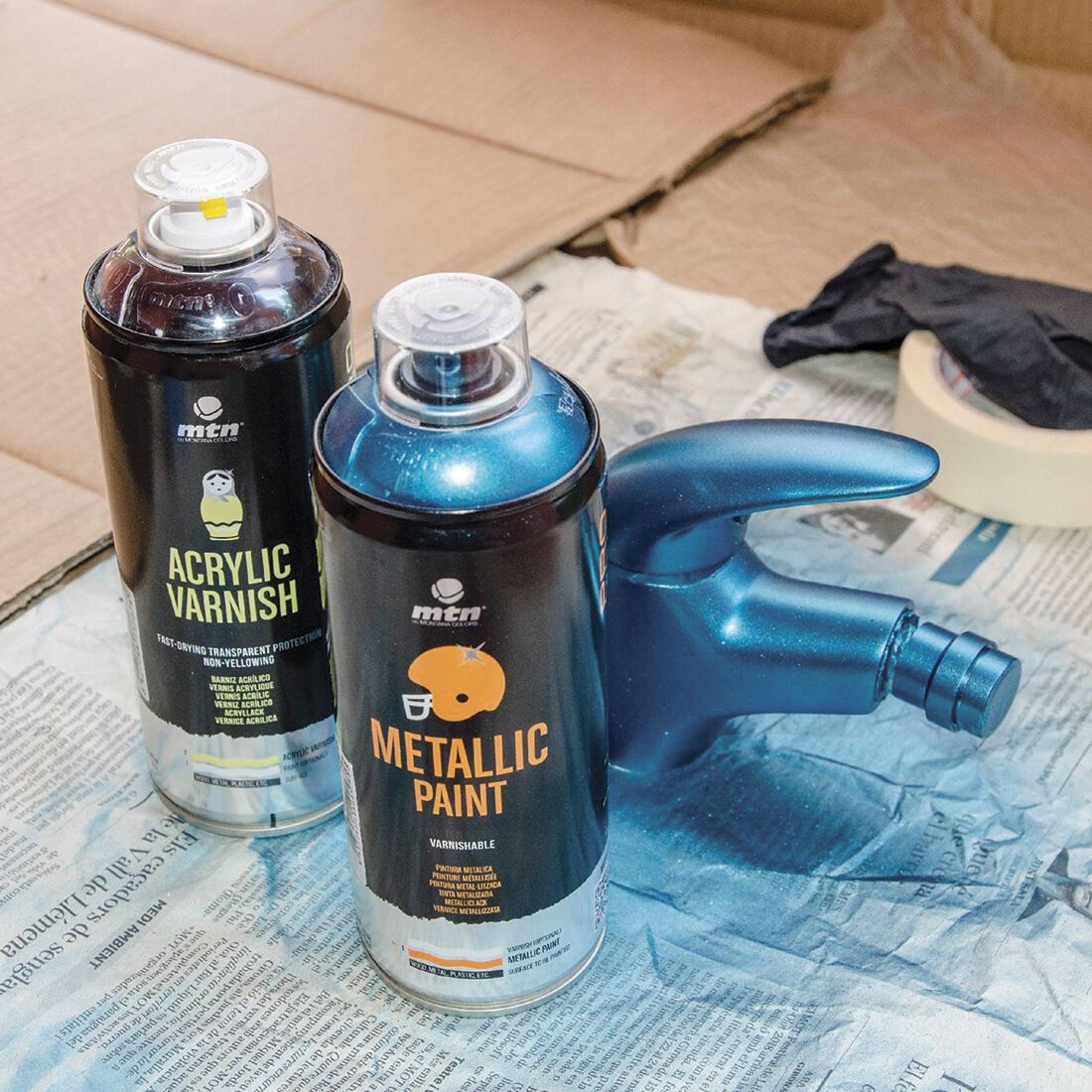 MTN Pro Metallic Aluminium Spray Paint 400mL, , scanz_hi-res