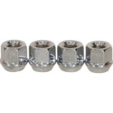 Calibre Wheel Nuts, Tapered Open End, Chrome - OEN12150, 12mm x 1.5mm, , scanz_hi-res