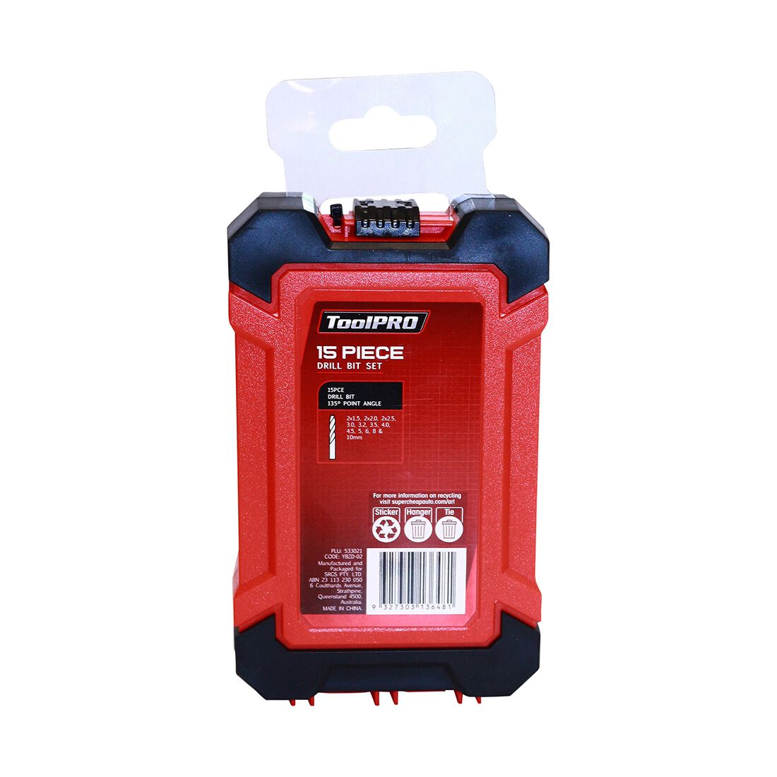 ToolPRO Drill Bit Set 15 Piece, , scanz_hi-res