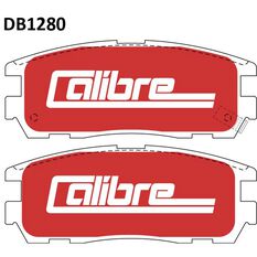 Calibre Disc Brake Pads DB1280CAL, , scanz_hi-res