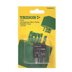 Tridon Relay - Micro, 12V 20/10 AMP 5 Pin - TR039PAC, , scanz_hi-res