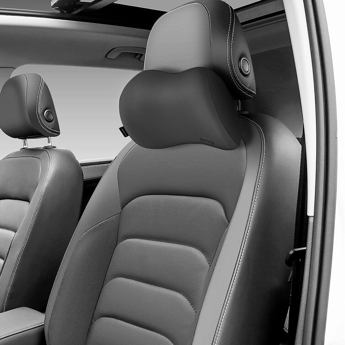 Skechers Memory Foam Charcoal Neck Cushion, , scanz_hi-res