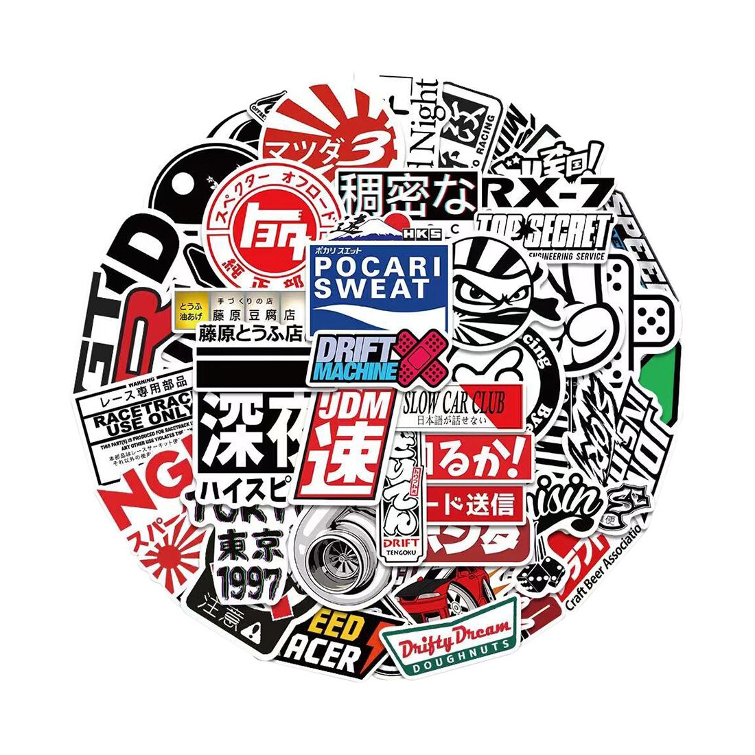 JDM Sticker Pack 50 Pieces, , scanz_hi-res