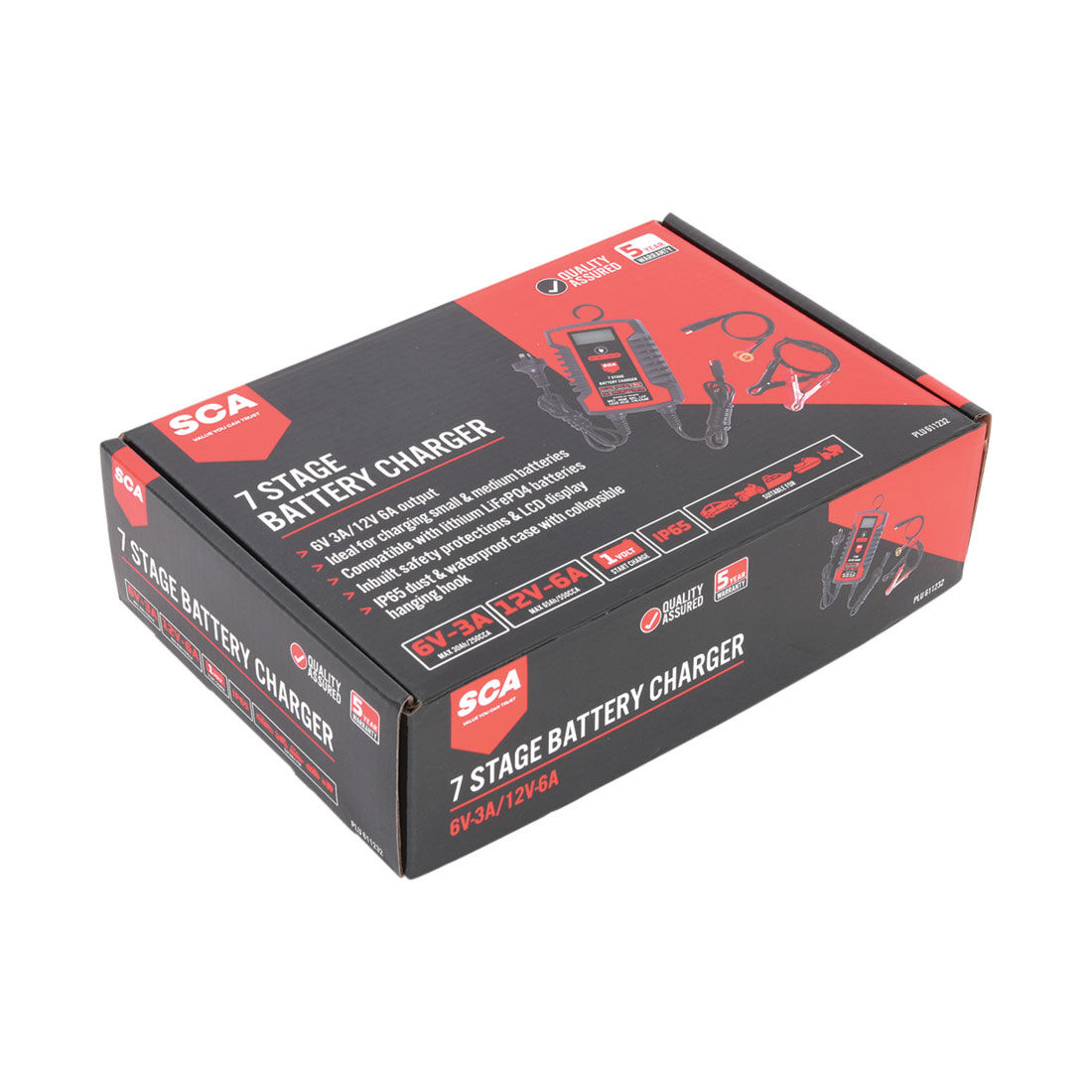 SCA 7 Stage Battery Charger 6/12V 3/6 Amp, , scanz_hi-res