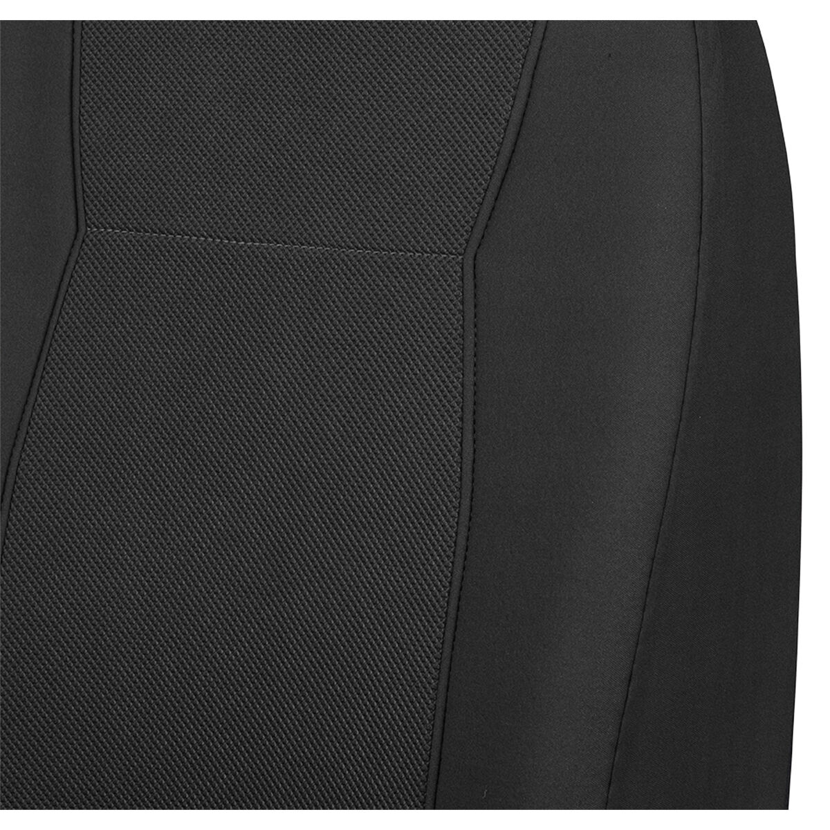 SCA Jacquard Seat Covers Black Adjustable Headrests Airbag Compatible, , scanz_hi-res