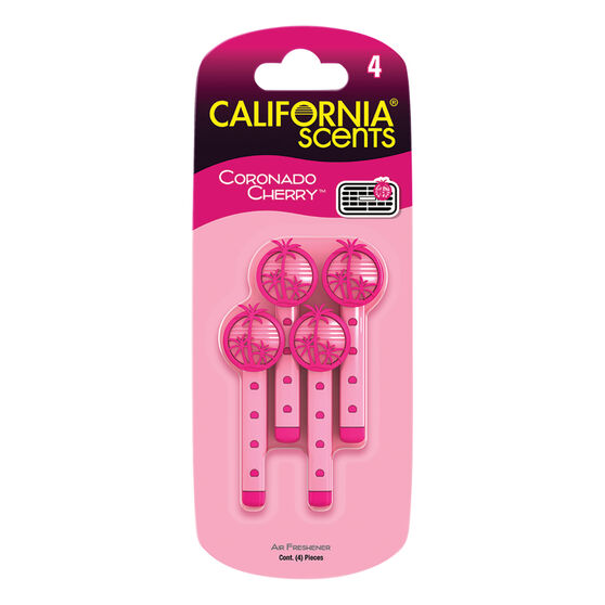 California Scents Vent Stick Air Freshener Coronado Cherry 4 Pack, , scanz_hi-res