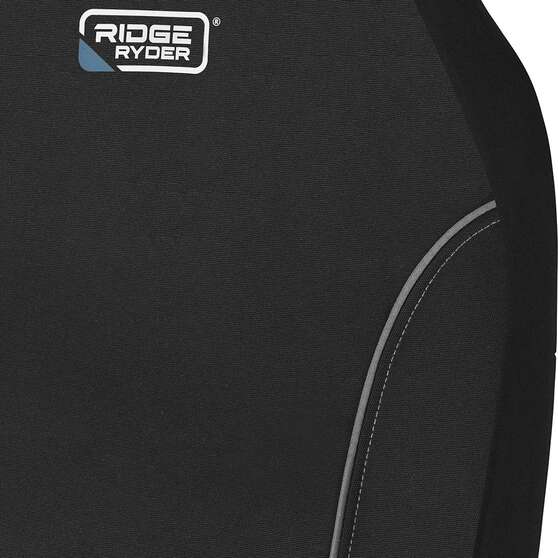 Ridge Ryder Canvas Seat Covers Black/Grey 60SAB, , scanz_hi-res