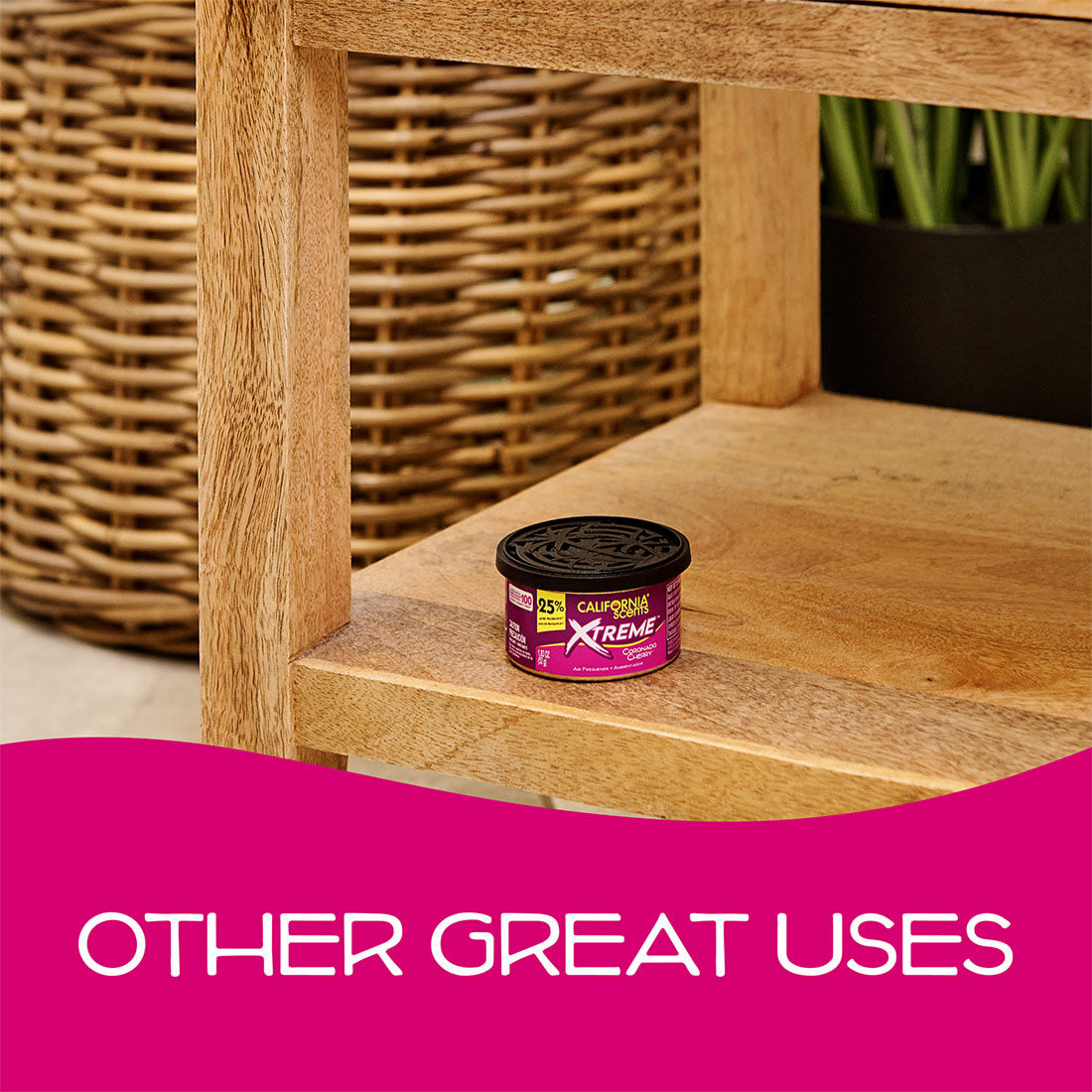 California Scents Xtreme Can Coronado Cherry Car Air Freshener 52g, , scanz_hi-res