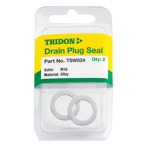 Tridon Oil Drain Plug Washer Pair TSW024, , scanz_hi-res