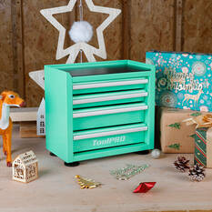 ToolPRO Mini Tool Cabinet 4 Drawer Aqua, , scanz_hi-res
