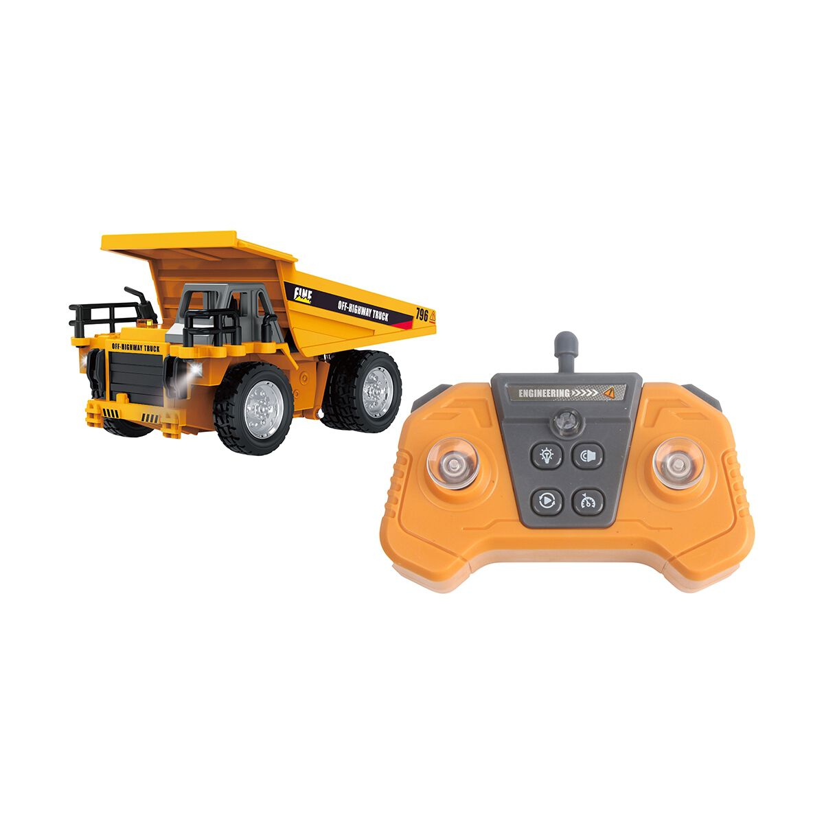 Remote Control 1:64 Dump Truck with Storage Box, , scanz_hi-res