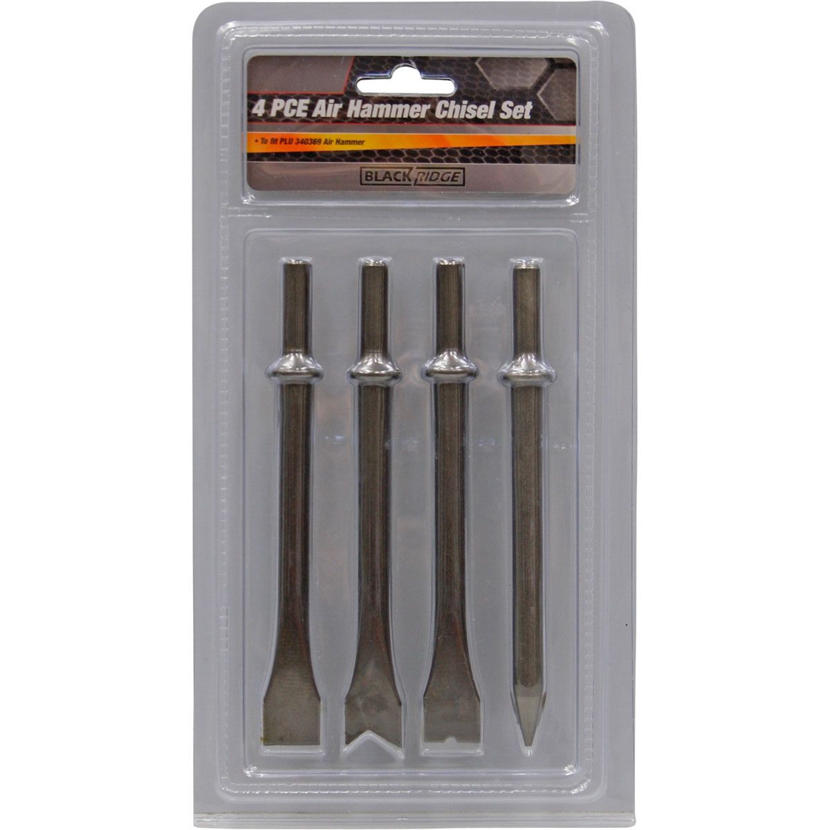 Blackridge Air Hammer Chisel Set 4 Piece, , scanz_hi-res