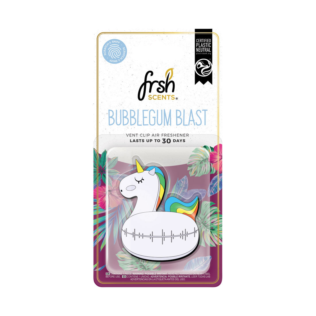 Frsh Scents Air Freshener Vent Clip - Bubblegum Blast, , scanz_hi-res