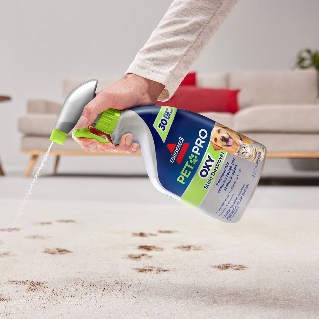 Bissell Pet Pro Oxy Stain Destroyer Spray - 650ml, , scanz_hi-res