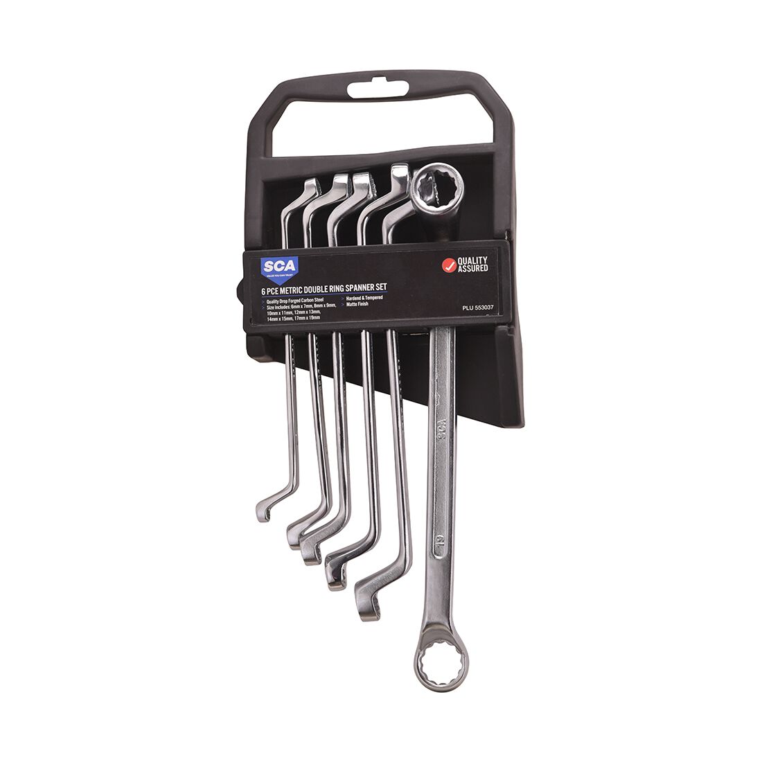SCA Spanner Set Double Ring End Metric 6 Piece, , scanz_hi-res