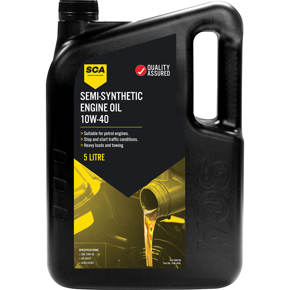 SCA Semi Synthetic Engine Oil 10W40 5 Litre Supercheap Auto New Zealand
