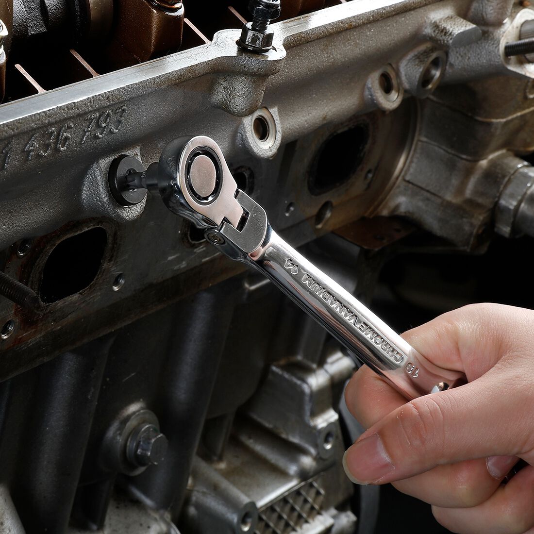 ToolPRO QC Double Flex Ring Ratchet Wrench Set, , scanz_hi-res