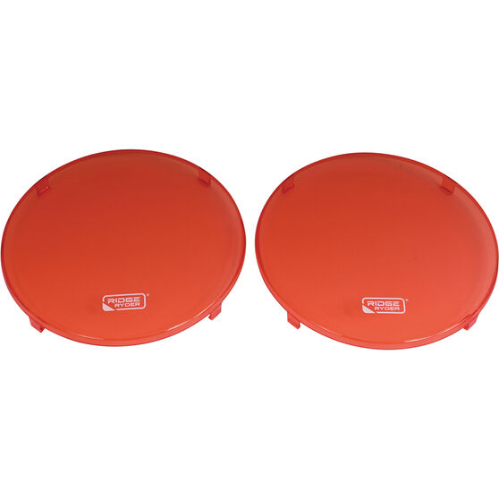 Ridge Ryder Driving Light Red Lens Cover Suits 224mm, , scanz_hi-res