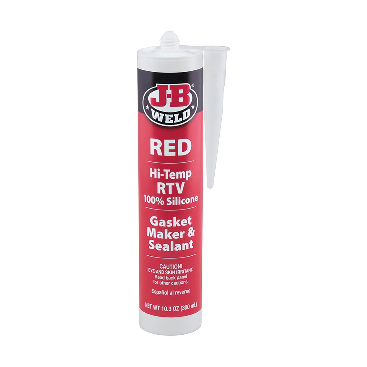 JB Weld Red Hi-Temp RTV Gasket Maker & Sealant 300mL 31914, , scanz_hi-res